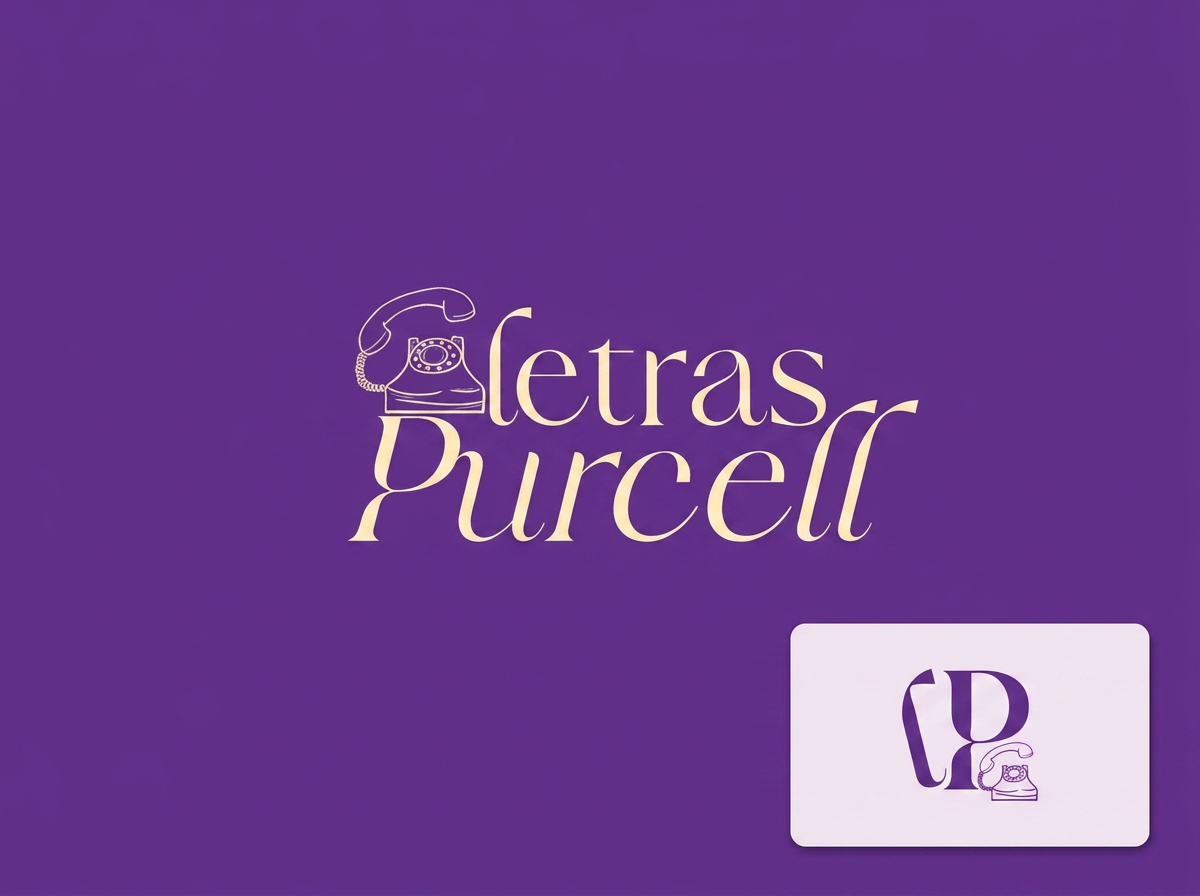 Materiais do projeto Letras Purcell